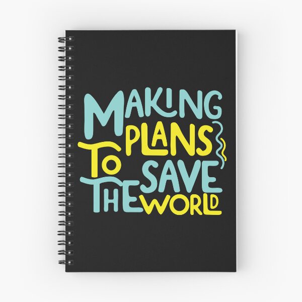 Item preview, Making Plans to Save the World designed and sold by S Cube Design.