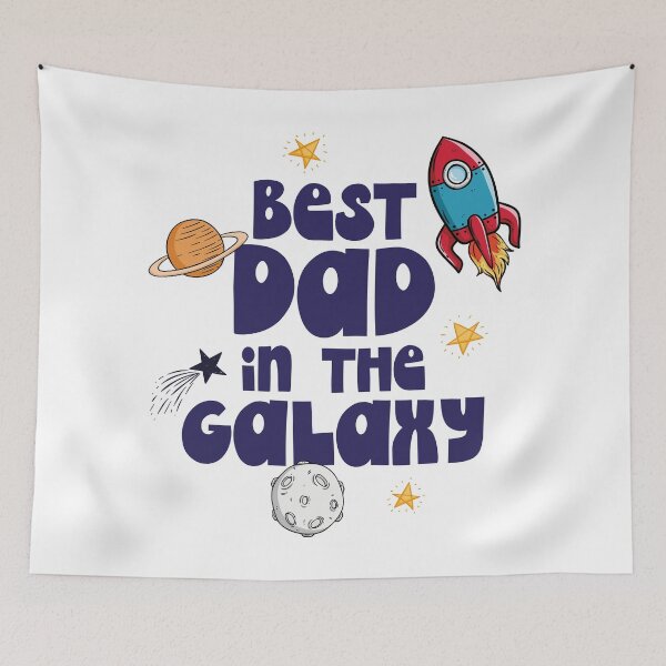 Item preview, Best dad in the galaxy designed and sold by PaulSDesign.