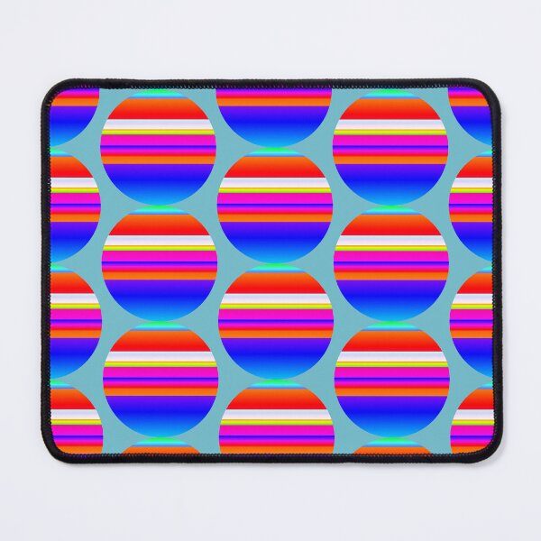 Item preview, Creative red blue circle pattern | Bright red blue colorful circles designed and sold by lausn.