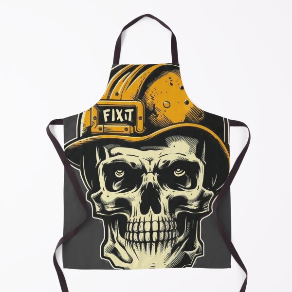 Item preview, Construction Worker Skull designed and sold by SinMagellan.