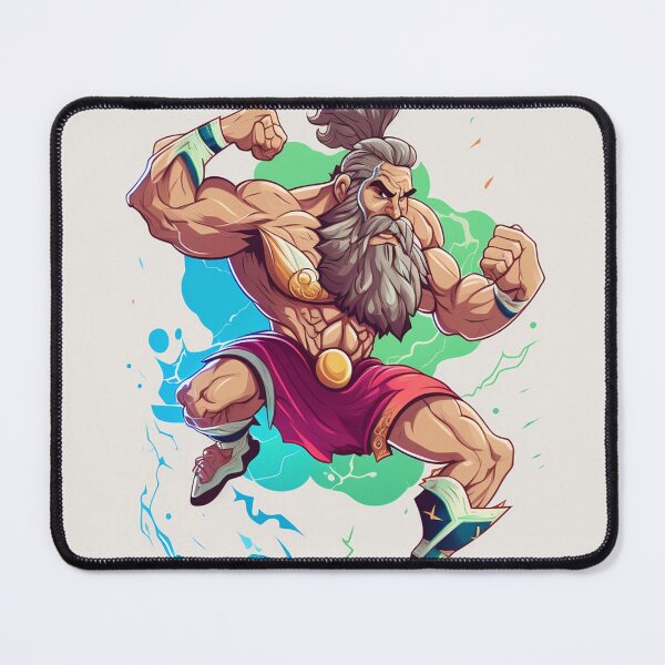 Item preview, Unleash the Thunder with Zeus on the Soccer Field designed and sold by trendarmy.