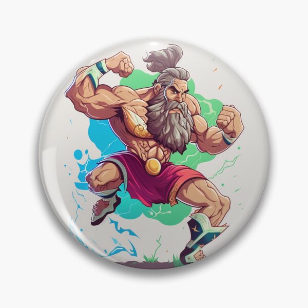 Item preview, Unleash the Thunder with Zeus on the Soccer Field designed and sold by trendarmy.