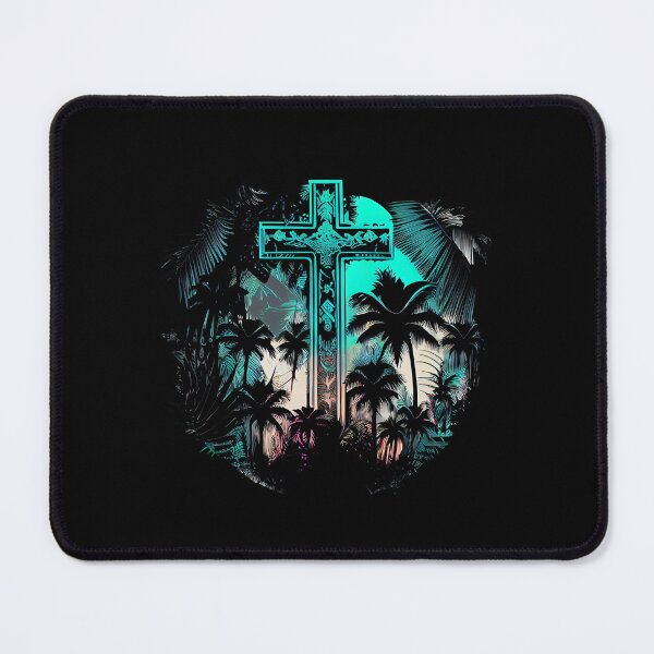 Item preview, Tropical Gothic Cross designed and sold by ShadowAndSlate.