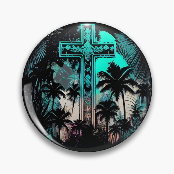 Item preview, Tropical Gothic Cross designed and sold by ShadowAndSlate.