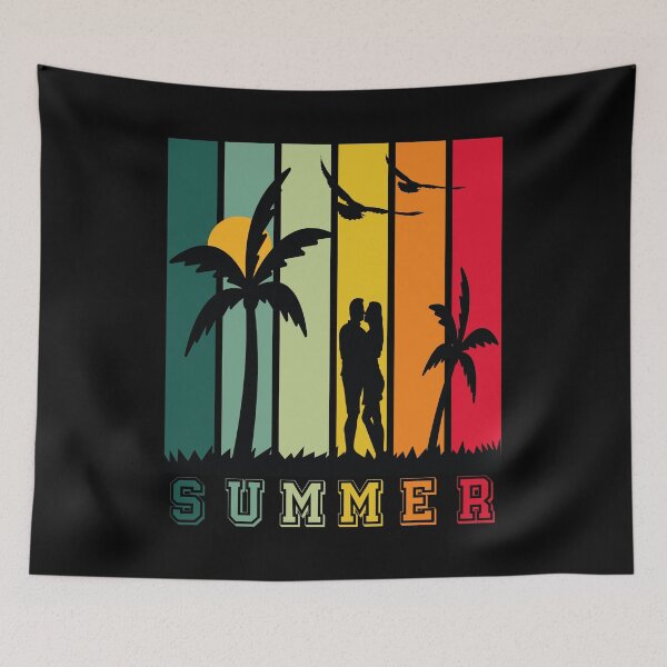 Item preview, SUMMER VIBES  COUPLE LOVE COLORFUL designed and sold by al21ex.