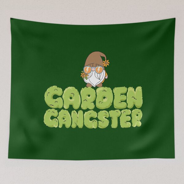 Item preview, Garden Gangster Gnome Hobby Garden designed and sold by MarkusShirts.