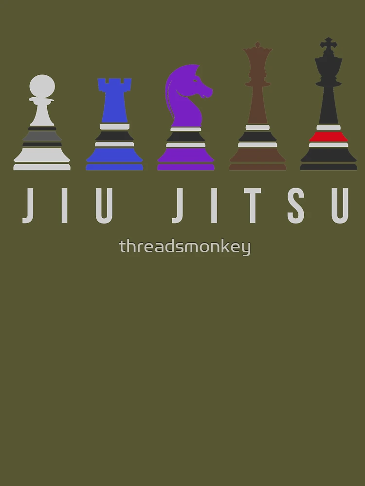 Brazilian Jiu Jitsu Chess Pieces BJJ Svg, Cool Chess Jiujitsu Svg - Crella