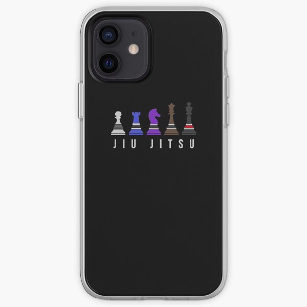 Chess Jiu Jitsu with Text Brazilian Jiu Jitsu Shirt for BJJ, Cool Gift iPhone Soft Case