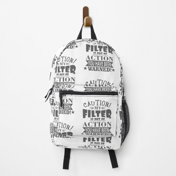 Item preview, Caution: My Filter is Out of Action - Funny Quote Design designed and sold by RedArtsDesign.