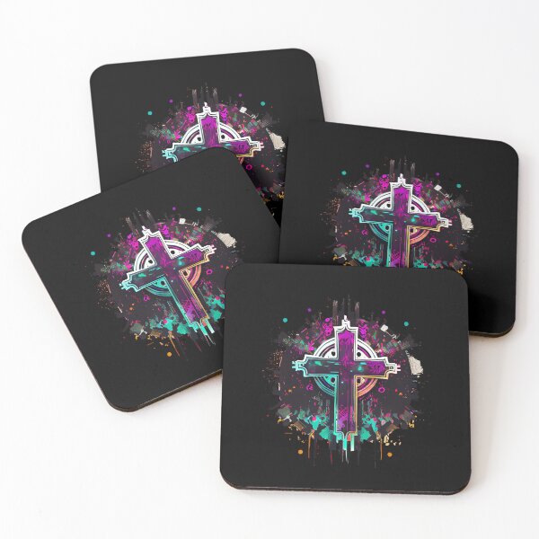 Item preview, Purple Digital Gothic Cross  designed and sold by ShadowAndSlate.