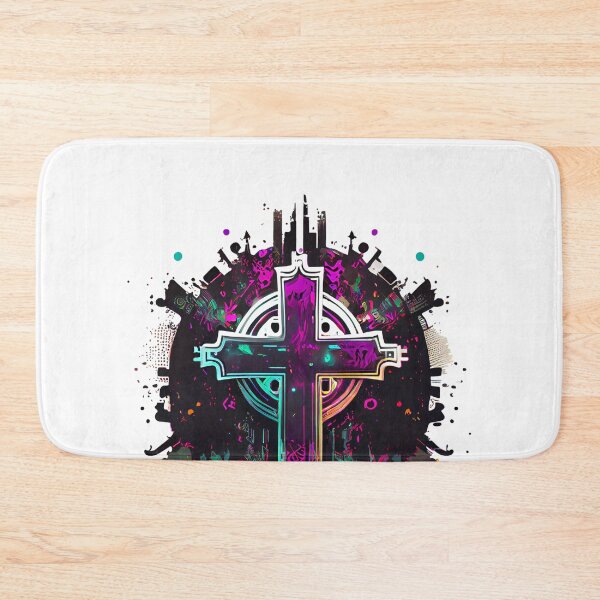 Item preview, Purple Digital Gothic Cross  designed and sold by ShadowAndSlate.