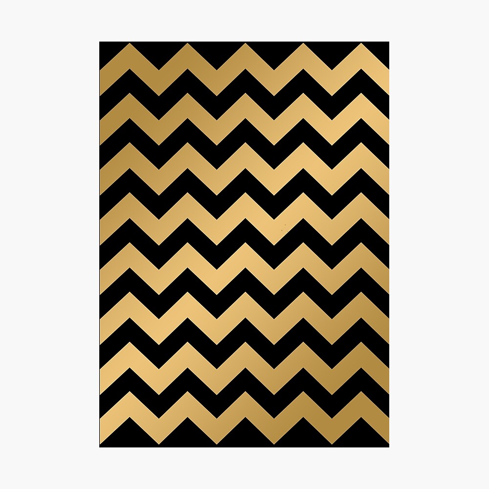 Black and Gold Chevron" A-Line Dress for Sale by banginT | Redbubble