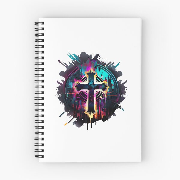 Item preview, Luminescent Shining Graffiti Gothic Cross designed and sold by ShadowAndSlate.