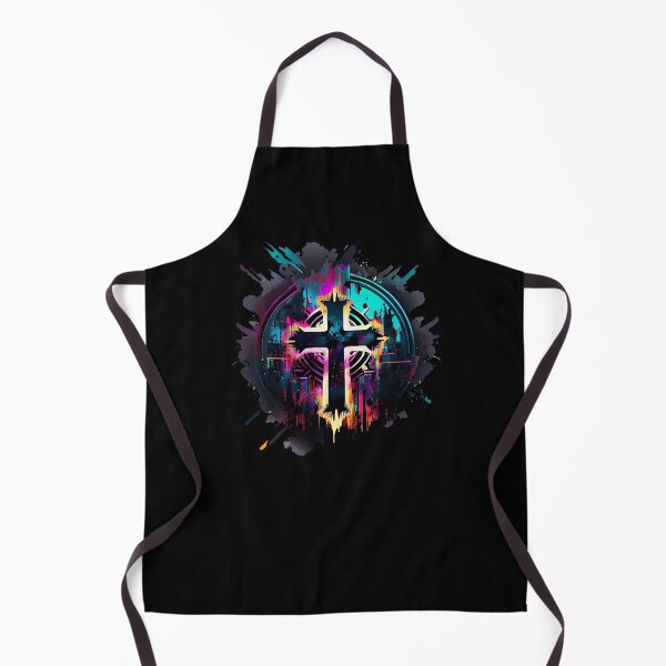Item preview, Luminescent Shining Graffiti Gothic Cross designed and sold by ShadowAndSlate.