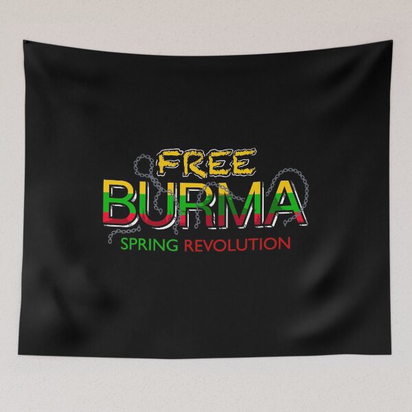 Item preview, Free Burma Spring Revolution designed and sold by bennikaufmann.