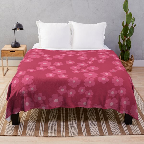 Item preview, Magenta 2023 cute groovy floral pattern designed and sold by ReneMagritteArt.