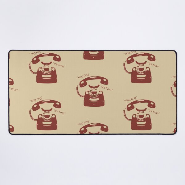 Item preview, It's Time Red Telephone Retro Inspirational designed and sold by avristea.
