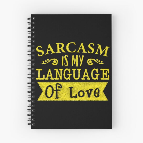 Item preview, Sarcasm is My Love Language | Witty and Playful Quote Design designed and sold by RedArtsDesign.