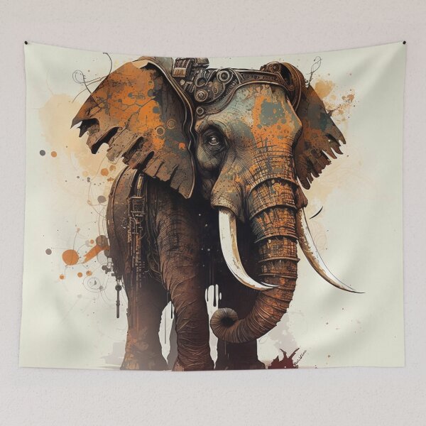 Item preview, Steampunk Animals - Mechanical Elephant designed and sold by MindAsylum.
