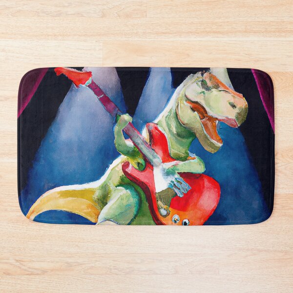 Item preview, T-Rex with a guitar designed and sold by TrexAmbassador.