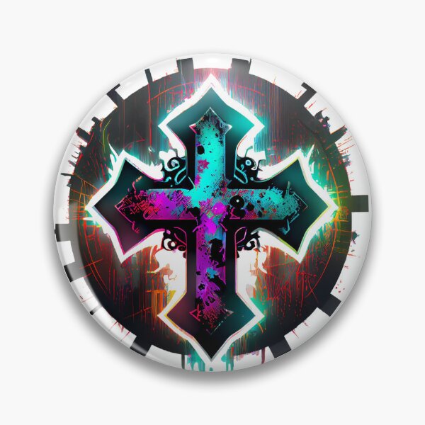Item preview, Luminescent Shining Digital Gothic Cross designed and sold by ShadowAndSlate.