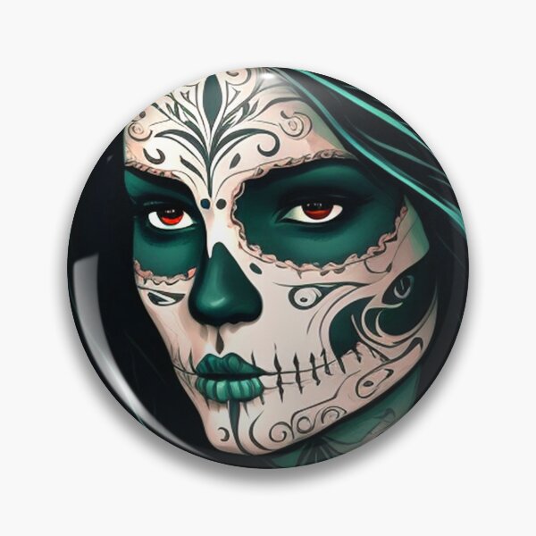 Item preview, Shaman Lady Sugar Skull designed and sold by SinMagellan.