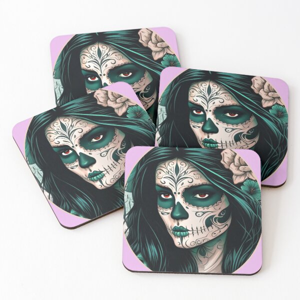 Item preview, Shaman Lady Sugar Skull designed and sold by SinMagellan.