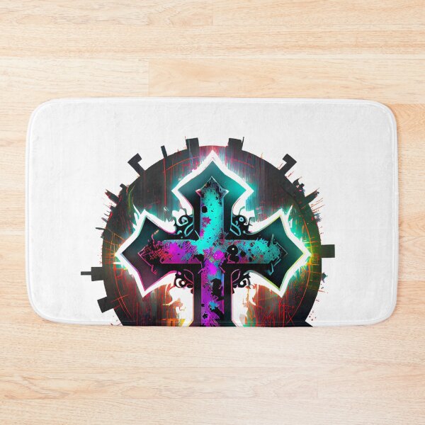 Item preview, Luminescent Shining Digital Gothic Cross designed and sold by ShadowAndSlate.