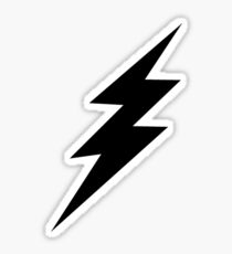 Black Lightning Sticker