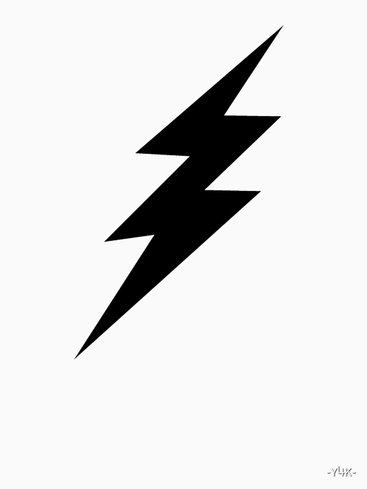 "Black Lightning " Tshirt for Sale by Y4K Redbubble lightning t