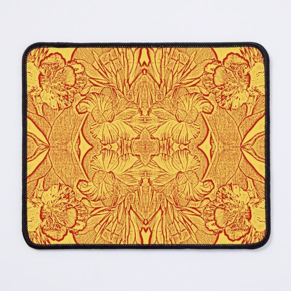 Item preview, Canna Flowers Japanese Ukiyoe, Tanigami Kônan Yellow and Burned Red designed and sold by SpiritGifts.