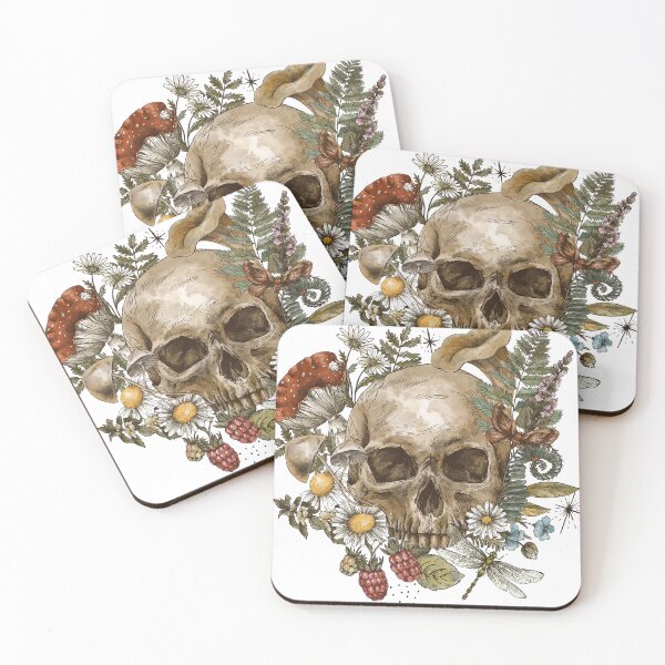 Item preview, Flower Skull Flower Skull T-Shirt designed and sold by Sprinpod.