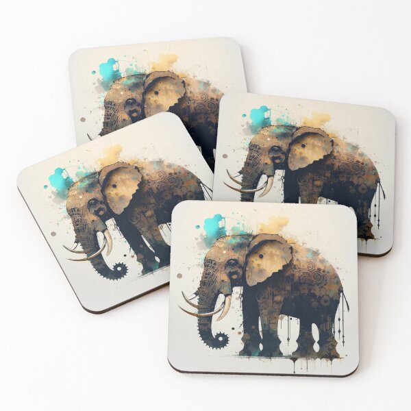 Item preview, Steampunk Animals - Mechanical Elephant #2 designed and sold by MindAsylum.