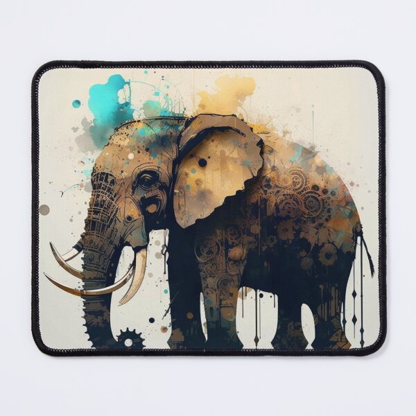 Item preview, Steampunk Animals - Mechanical Elephant #2 designed and sold by MindAsylum.