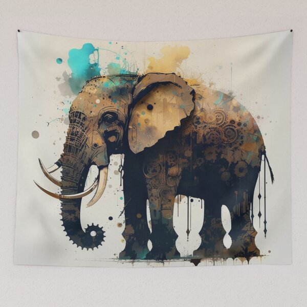 Item preview, Steampunk Animals - Mechanical Elephant #2 designed and sold by MindAsylum.