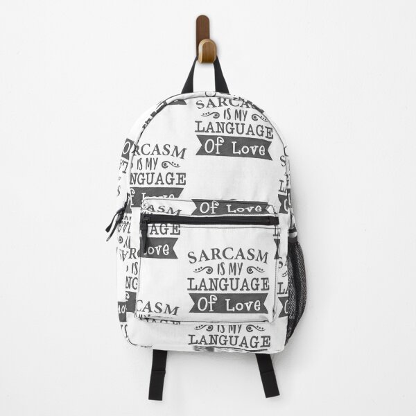 Item preview, Sarcasm is My Love Language, Express Your Love with Sarcasm | Bold and Playful Quote Design designed and sold by RedArtsDesign.