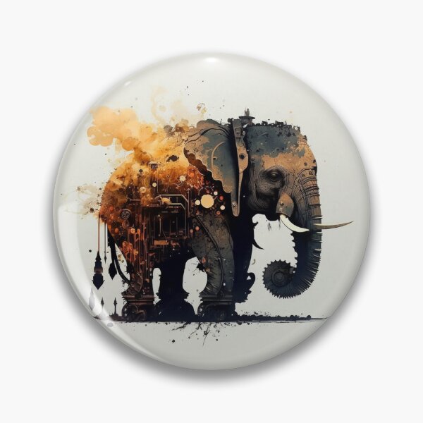 Item preview, Steampunk Animals - Mechanical Elephant #3 designed and sold by MindAsylum.