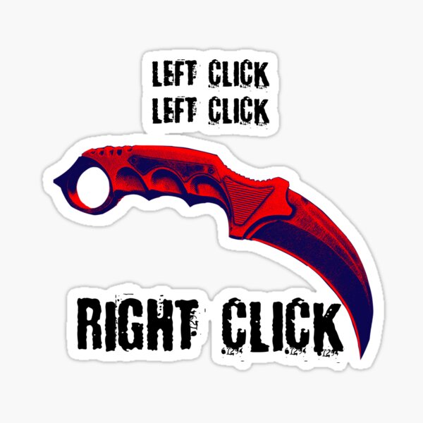 CS:GO Karambit Lore Knife  Sticker for Sale by UntitledH