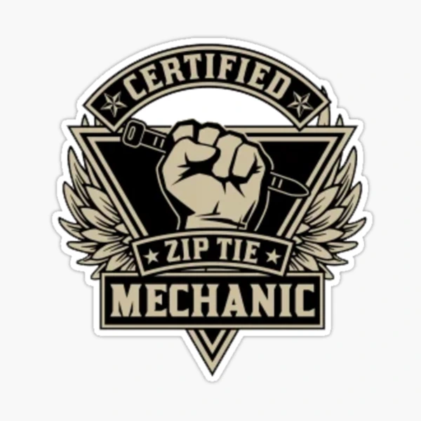 thumbnail image 2 of Ironworker Decal Stickly Zip Tie Certified For Hard Hat Stickers Decals Technician Mechanic Electrician Construction Vinyl Die Cut Sticker Helmet Water Bottle Laptop Deca Tie Sticker 2 of 11