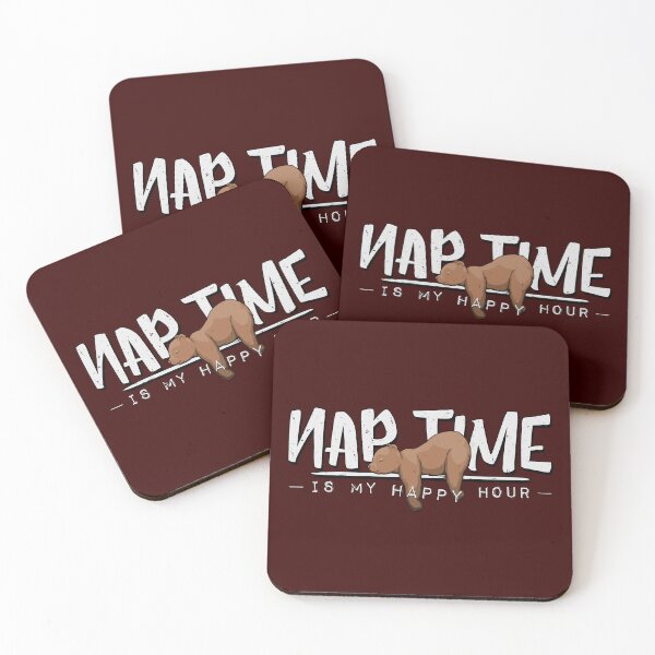 Item preview, Nap Time Is My Happy Hour Sleepy Cozy Chilling Bear designed and sold by Skizzenmonster.