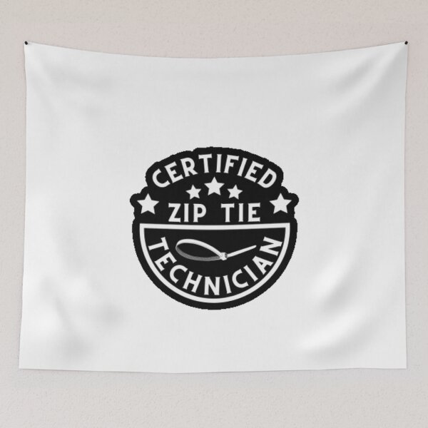 Item preview, Zip Tie Mechanic Certified designed and sold by Sameart ⭐⭐⭐⭐⭐.
