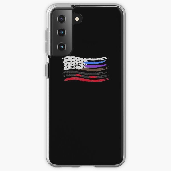 Jiu Jitsu Flags Horizontal Distressed Brazilian Jiu Jitsu Shirt for BJJ, Cool Gift Samsung Galaxy Soft Case