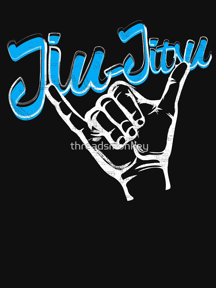 Discover Jiu Jitsu Rolling Hands Bleu Jiu Jitsu Brésilien T-Shirt Unisex