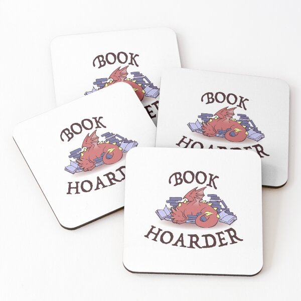 Item preview, Book Hoarder Dragon Graphic designed and sold by ArtistWriterLiz.