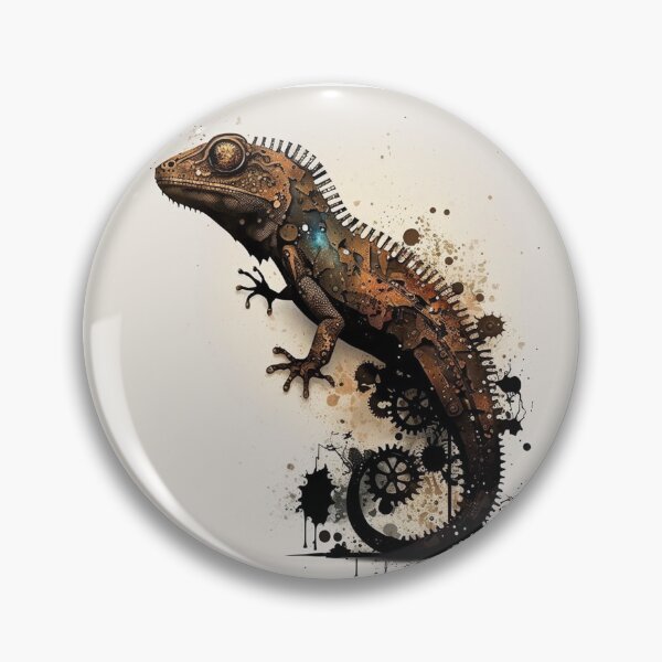 Item preview, Steampunk Animals - Mechanical Lizard #3 designed and sold by MindAsylum.