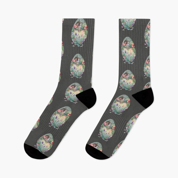 Item preview, Cat In The Egg Flowers designed and sold by fatydesignspace.