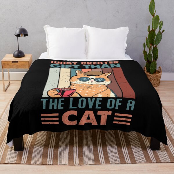 Item preview, What Greater Gift Than The Love Of A Cat - Design For Cat Lovers designed and sold by Prettygraphe.