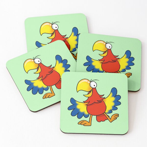 Item preview, colorful parrot designed and sold by CuteCartoon.