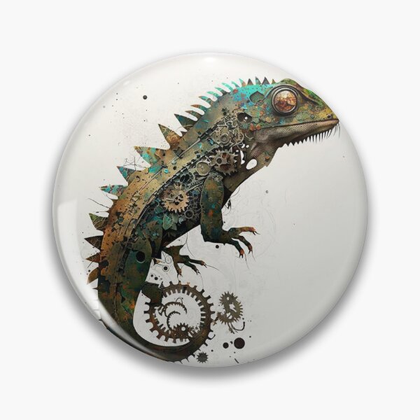 Item preview, Steampunk Animals - Mechanical Lizard #4 designed and sold by MindAsylum.