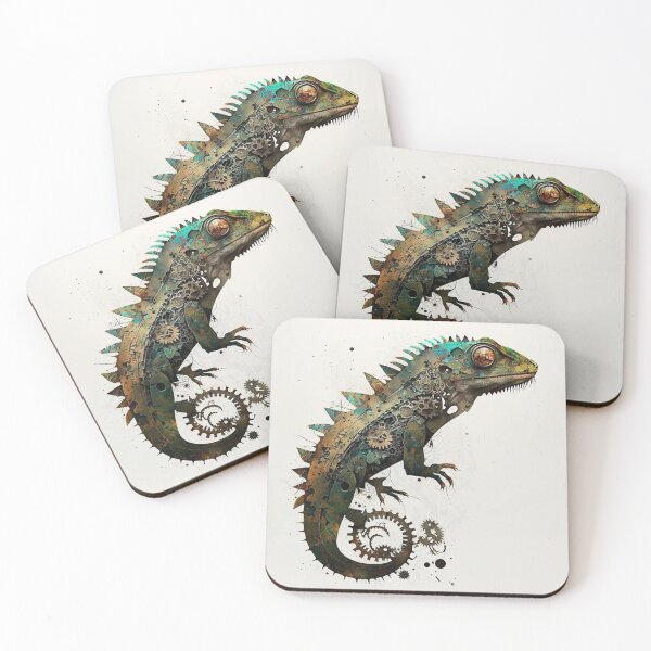 Item preview, Steampunk Animals - Mechanical Lizard #4 designed and sold by MindAsylum.